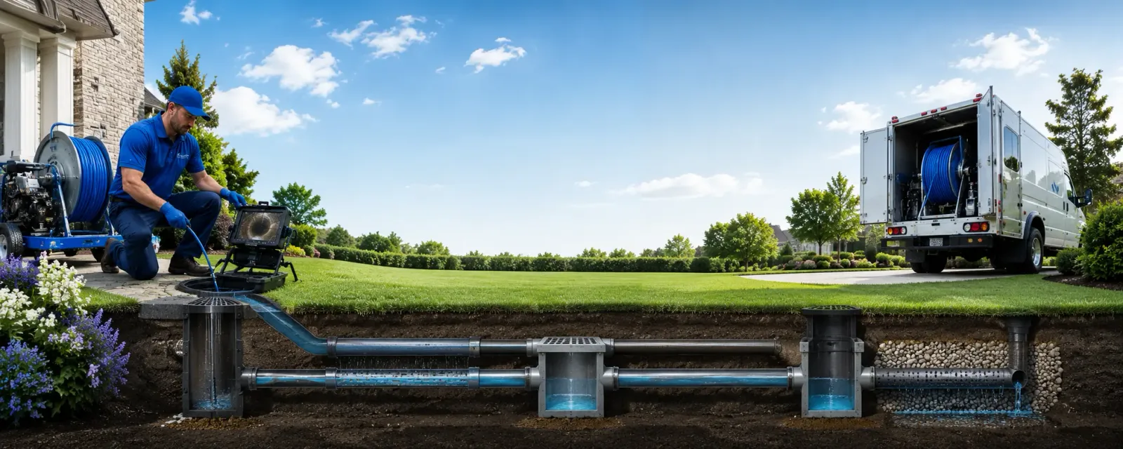 Outdoor drain cleaning information for Groveland, MA